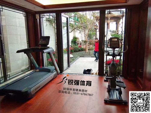 淄博某別墅區私家健身房